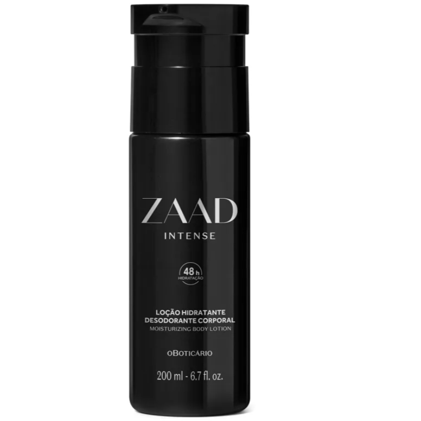 Loção Hidratante Desodorante Corporal Zaad Intense 200ml em Oferta na Shopee