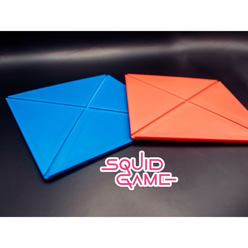 Jogo da Lula Ddakji Azul e Vermelho – Desafio Coreano Round 6 Impressão 3D