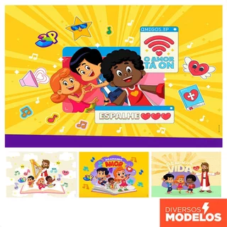 Painel 123 Palavrinhas Festa Infantil na Black Friday 2025 | BuscaProdutos