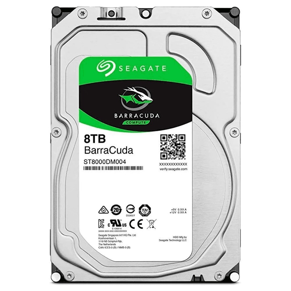 Hd 8tb Seagate Barracuda 5900rpm Sata 3 6gb/s 256mb - St8000dm004