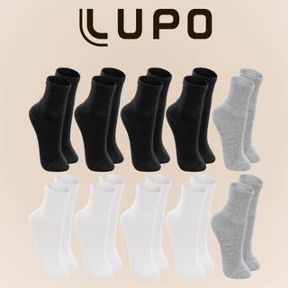 Kit com 10 Pares de Meias Lupo Sport Infantil Cano Curto Algodão Cores Básicas Menino e Menina em Oferta na Shopee