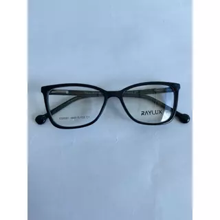 Armação de grau TAMANHO PP preta em acetato REF: [CQ5021]