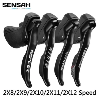 Sti Alavanca Sensah Ignite, Reflex, Quantum, Team Pro 2 X 8v 9v 10v 11v p/ Shimano Claris Sora Tiagra 105 Novo Original