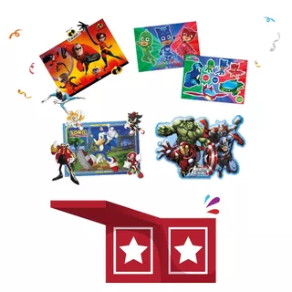 Kit Festa Temático Sortido Infantil Decoração Temas Diversos Feminino/Masculino/Unissex PROMOÇÃO!