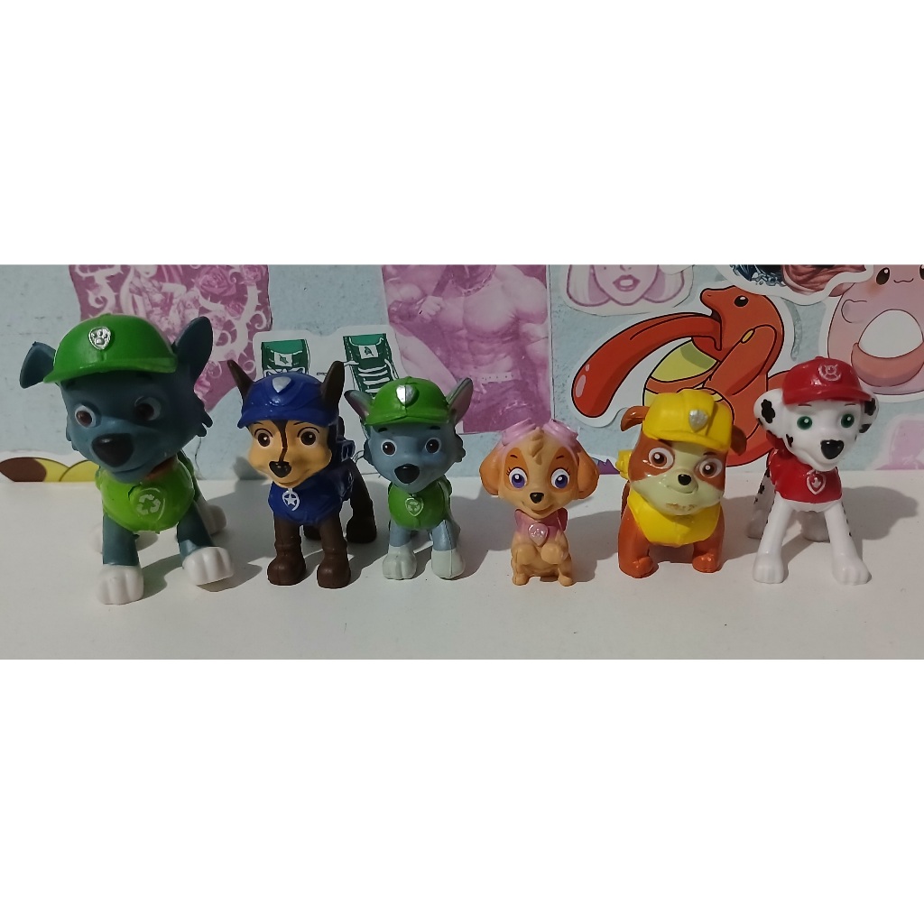 BONECO MINIATURA PATRULHA CANINA CACHORRO CÃOZINHO SKYE CHASE RUBBLE ...