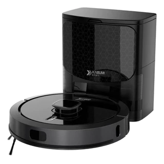 Robô Aspirador Passa Pano Kabum Smart 900 G7 Com Base Preto 110v