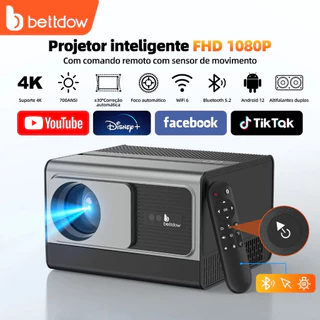 Projetor Portatil 8K Wifi Full HD Totalmente Selado Para Telefone PC e iPad HDMI Bluetooth 800asin