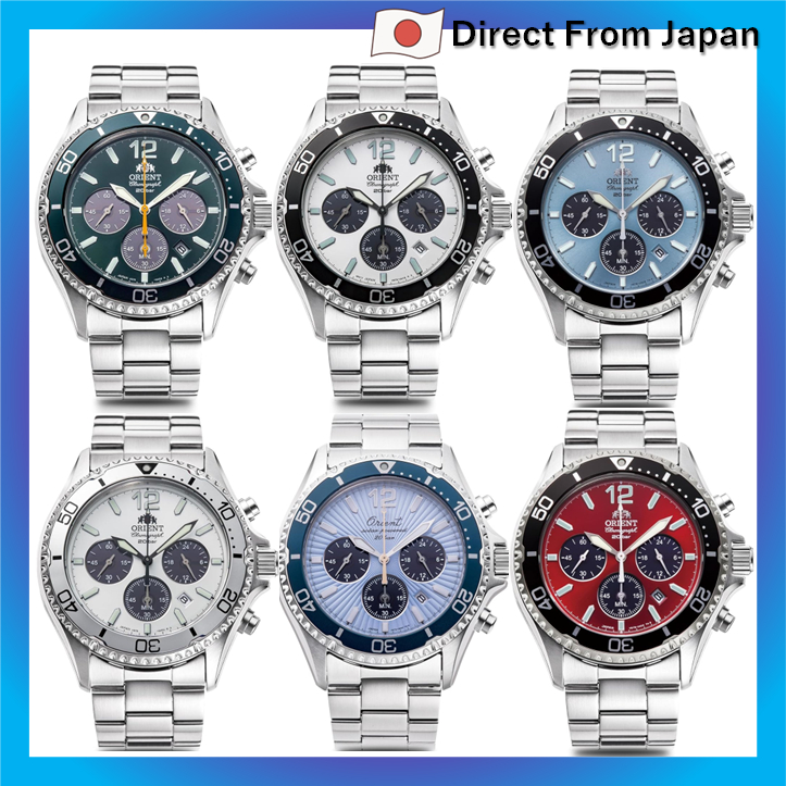 Relógio cronógrafo Orient Mako movido a energia solar, RN-TX0206L
