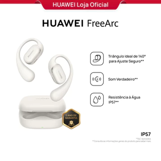 HUAWEI FreeArc | Fone de Ouvido Bluetooth Open-Ear Sem Fio | Autonomia da Bateria de Até 28 Horas em Oferta na Shopee