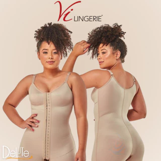 Macaquinho Sem Bojo Modelador E Redutor Pós-cirurgico Com Abertura Frontal Vi Lingerie em Oferta na Shopee