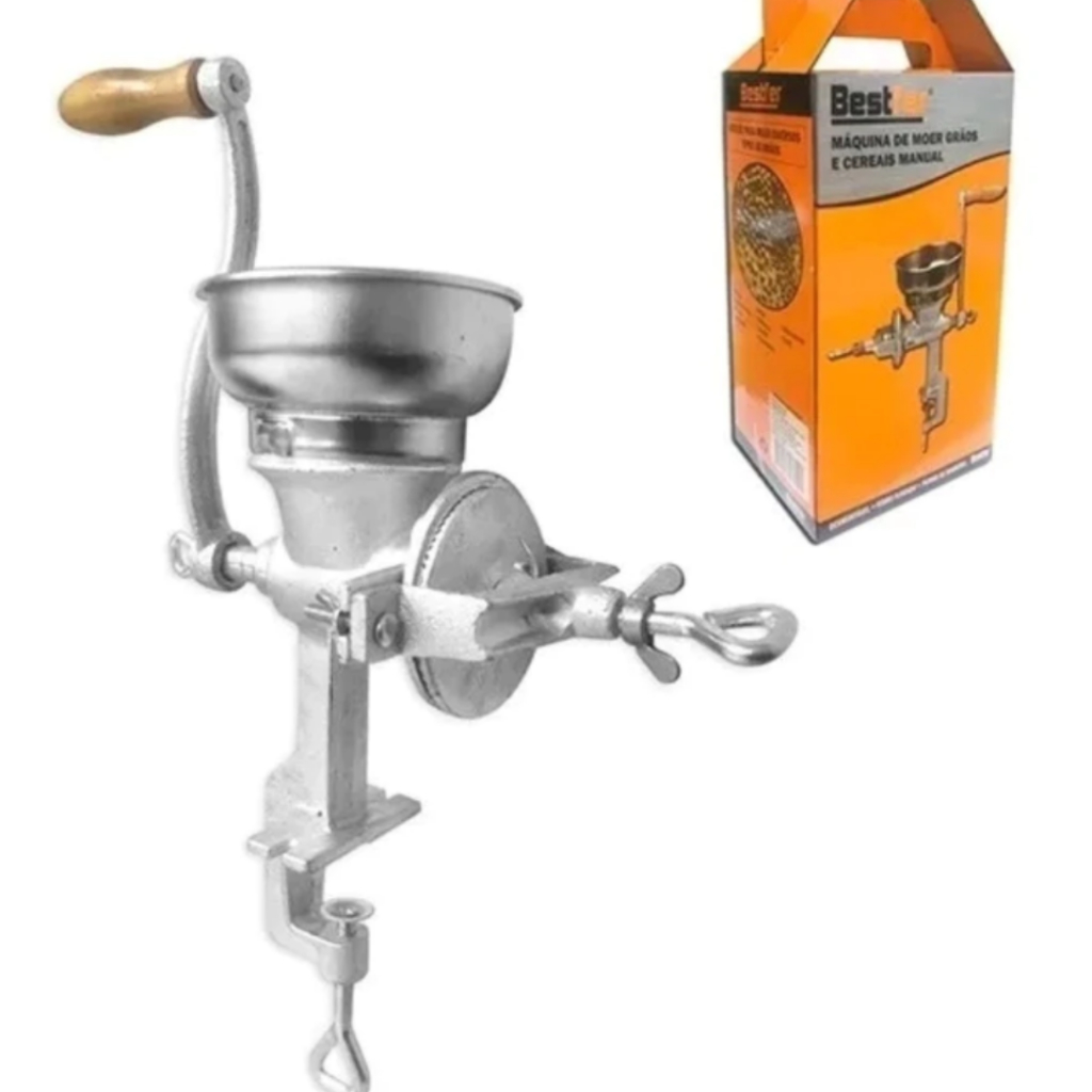Moedor de Grãos cafe Diversos Manual Profissional Ferro Moinho Cereais ...