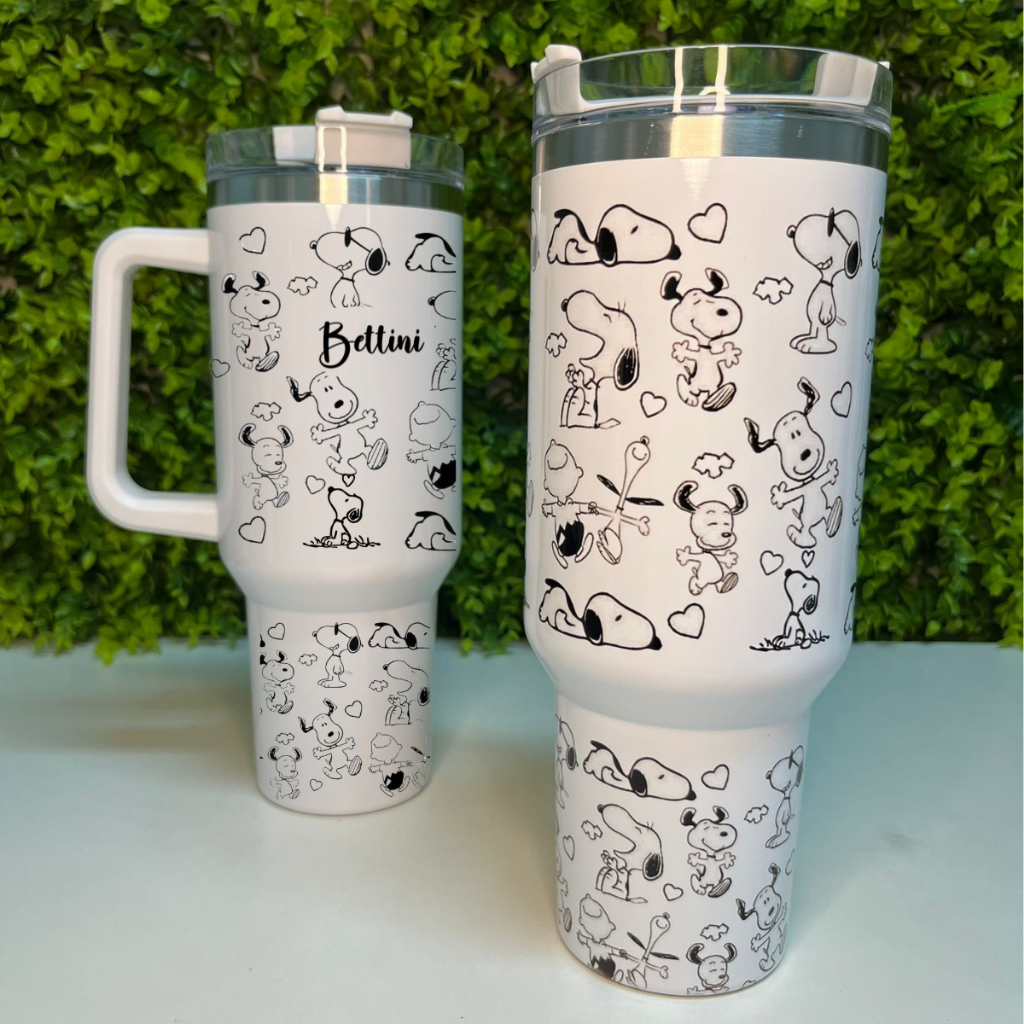Copo 1200ml Garrafa térmica Personalizado Cachorro Snoopy