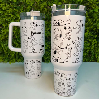 Copo 1200ml Garrafa térmica Personalizado Cachorro Snoopy