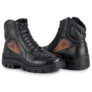 Bota Motociclista Masculina com Proteção no Câmbio Viagens e Uso Diário