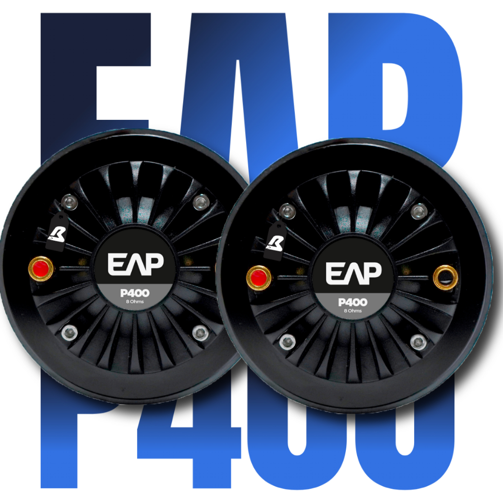 PAR KIT C/ 2 Driver TI Poliimida Ferrite Eap Estranho P400 8 Ohms