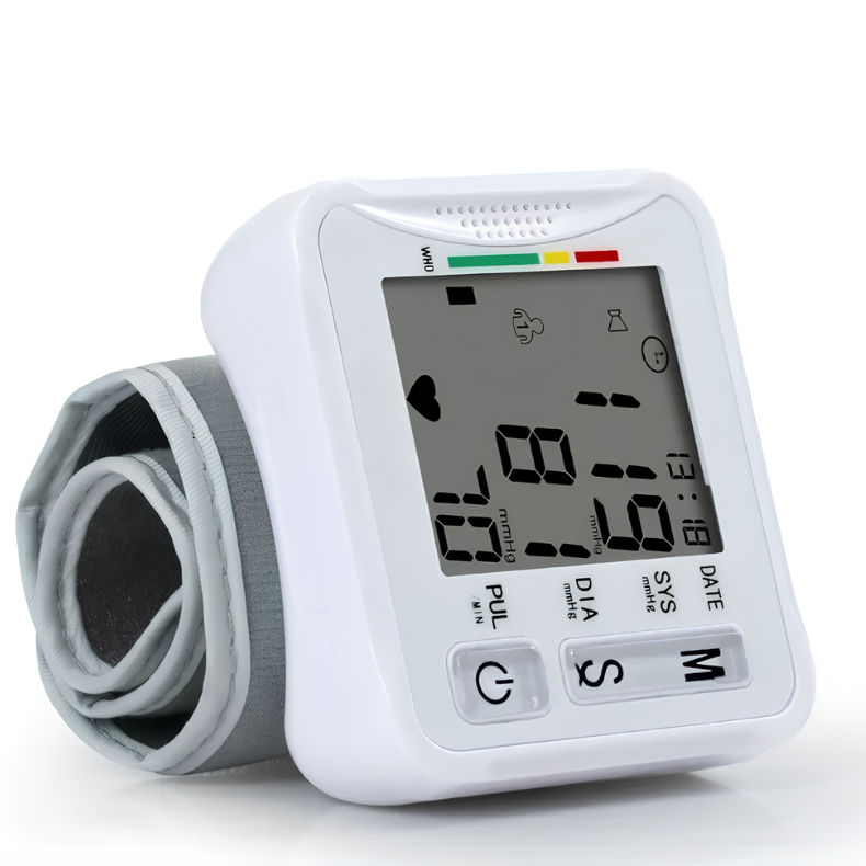 Medidor de Pressão - Monitor Frequência Cardíaca Pulso Automático com Voz