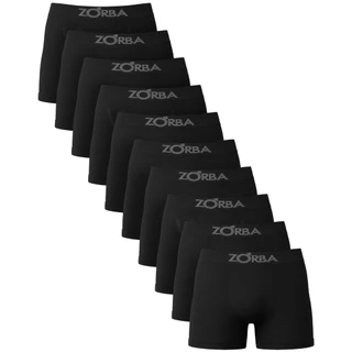 Kit com 10 Cuecas Boxer Box Algodão sem Costura Zorba Modelo Tradicional Original Masculino