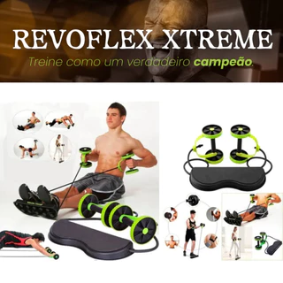 Revoflex Xtreme Aparelho De Exercício Roda E Elástico Abdominal E Lombar Musculação - SQ7181