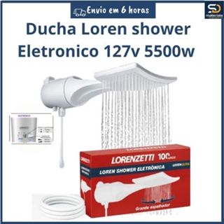 Chuveiro Ducha Loren Shower Eletronica 127v 5500w Lorenzetti