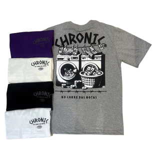 Camiseta masculina Streetwear 100% algodão unissex casual Máquinas lavando notas
