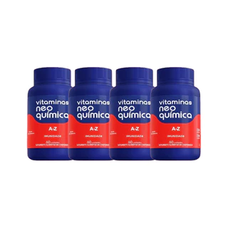 Kit 4x Vitaminas De A-Z 60 Comprimidos - Neo Química