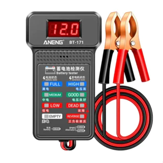 Testador De Bateria Multifuncional ANENG BT-171 12V Com Display Reverso LED Para Reparos Automotivos E Eletricistas