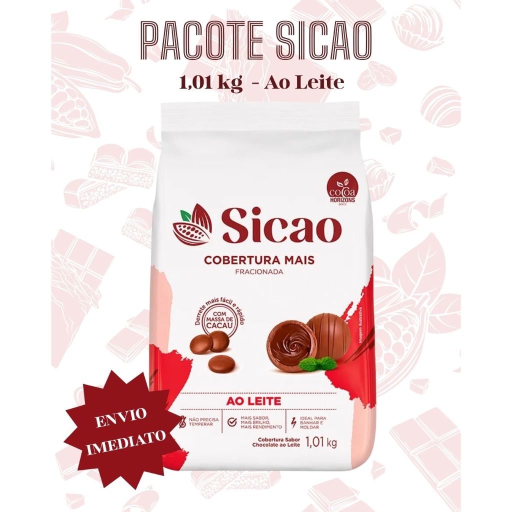 Cobertura Mais Sabor Chocolate Ao Leite Cobertura Fracionada