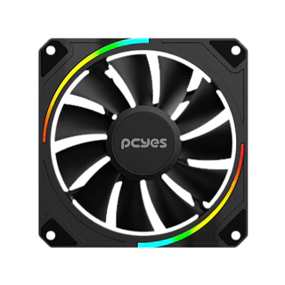 Cooler Fan Para Gabinete Sangue Frio 3 Argb Black Vulcan 120Mm Pcyes