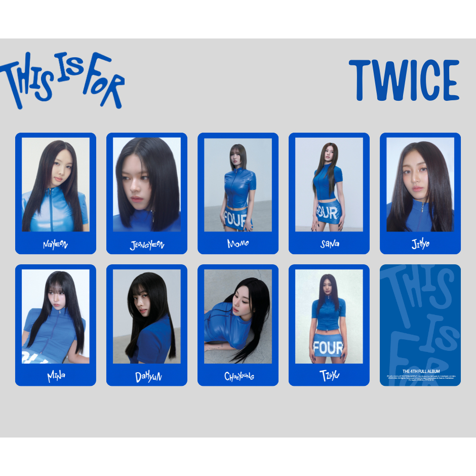 TWICE Kit fanmade - photocards THIS IS FOR - Nayeon - Jeongyeon