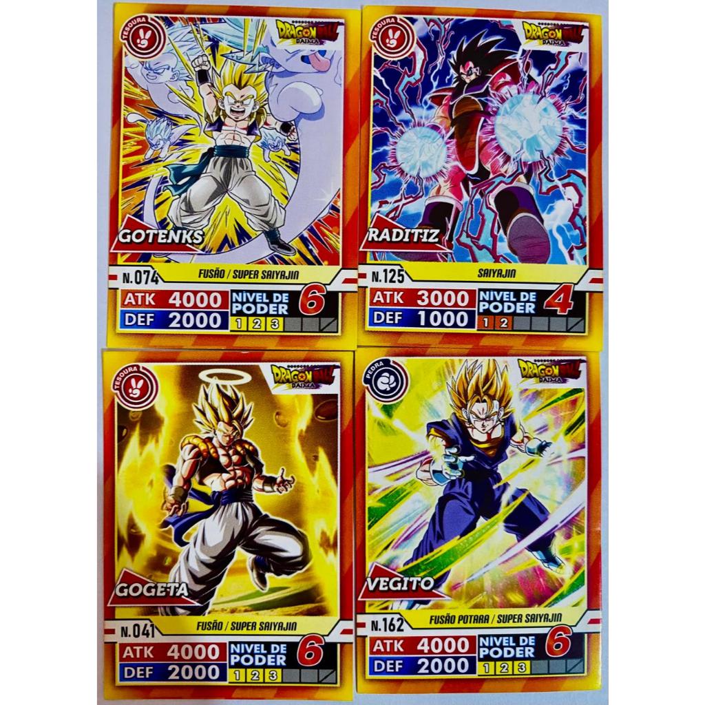 3200 cards Dragon Ball PP = 800 pacotes fechados | Shopee Brasil