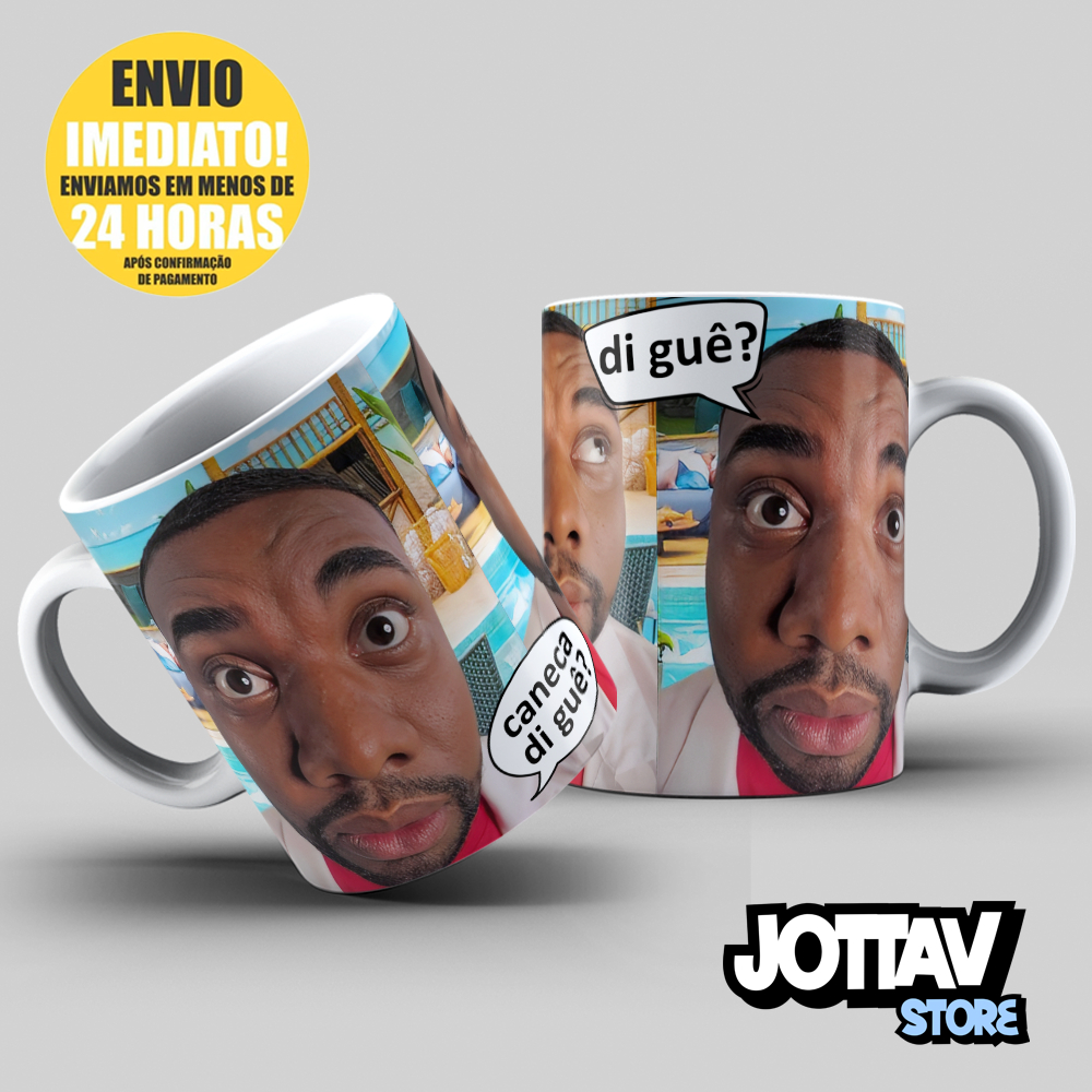 Caneca Personalizada Di Guê Davi Brito Frases Meme | Shopee Brasil