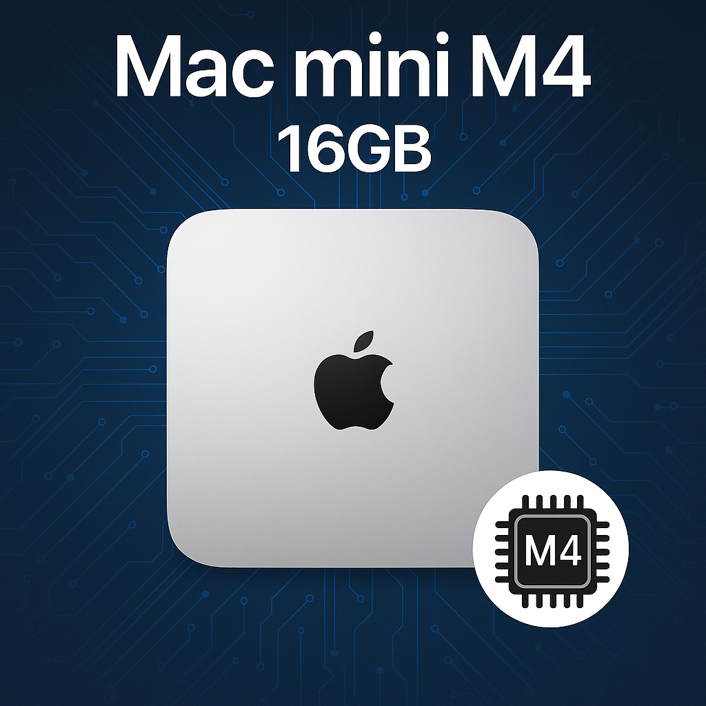Apple Mac mini M4メモリ16GB SSD 256GB Novo Apple Mac Mini M4 - 16gb Ram - 256gb Ssd - Prateado