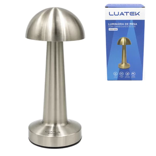 Luminária De Mesa Led Usb Quente E Frio Touch Abajur Led Moderno
