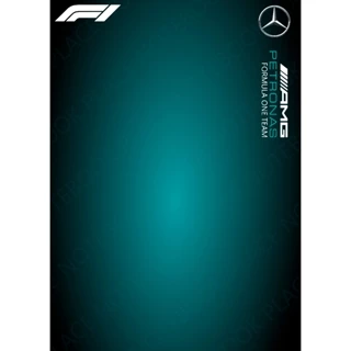 Poster para Quadro Lego Mercedes w14 - 50x70cm Em Papel Adesivo