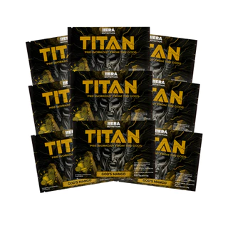 Kit com 30 Pré Treinos TITAN sachê - Hera Nutrition