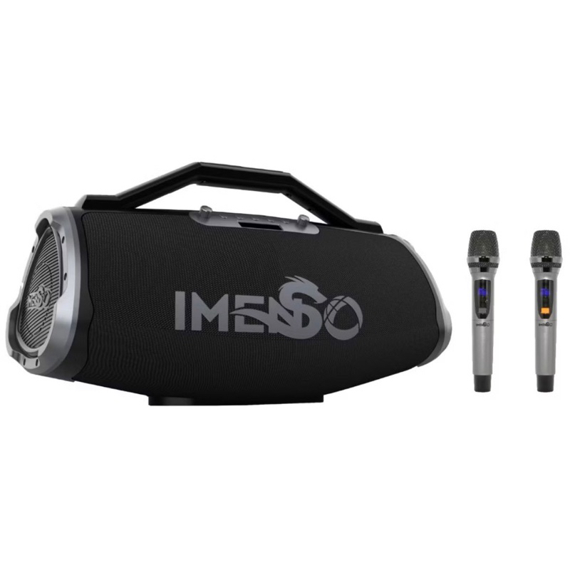 CAIXA DE SOM IMENSO X75 200w Rms 9000mah C/2Mic Sem fio cor preto ...