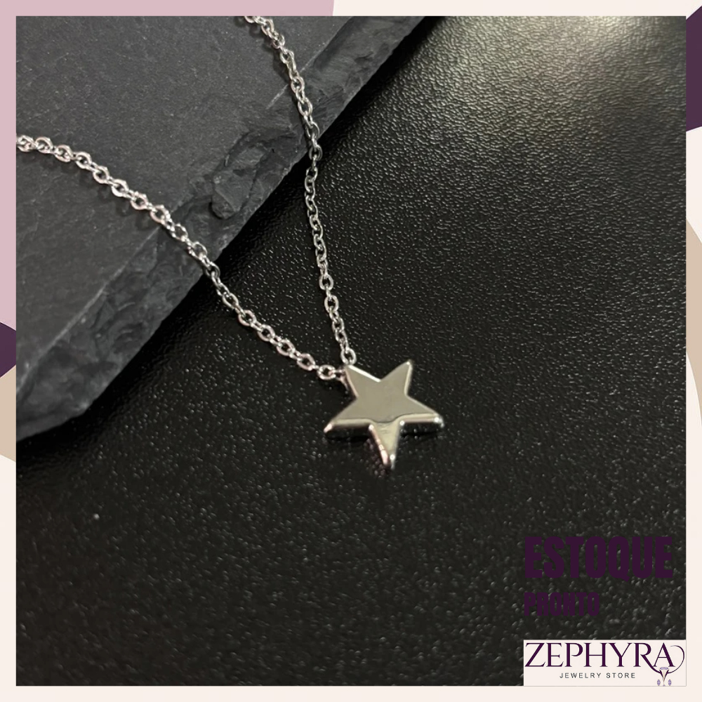 Estrela Minimalista · Colar Fino e Delicado · Dourado ou Prata