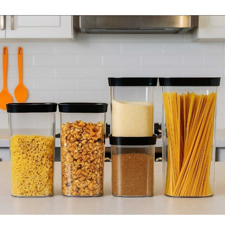 Escolha Seu Kit Potes Herméticos para Mantimentos de Cozinha Alimentos ...