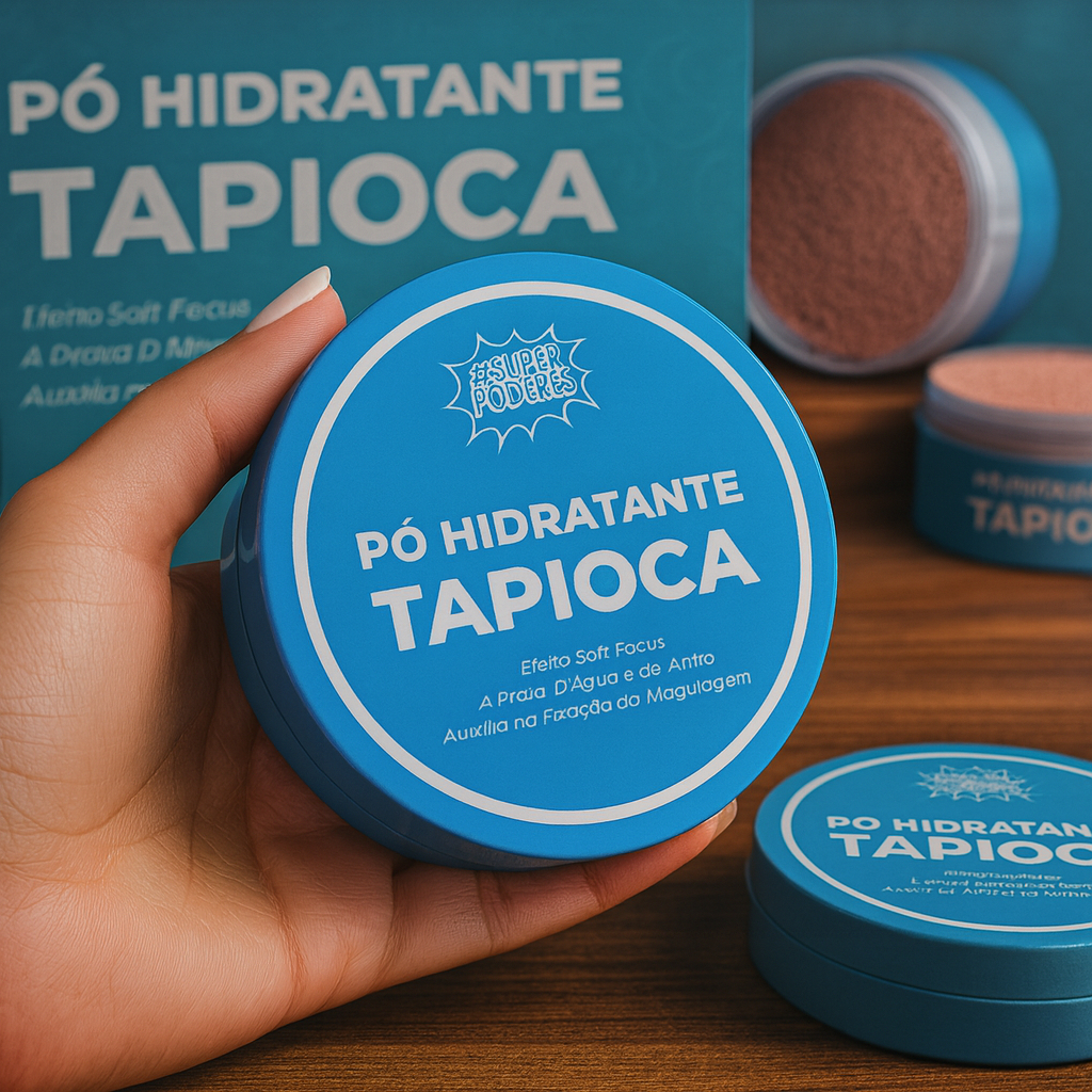 Pó Solto Tapioca Pó Compacto Acabamento Aveludado para Pele Perfeita ...