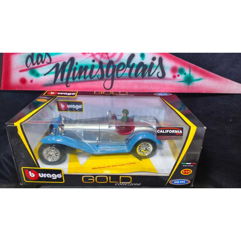 Miniatura Alfa Romeo 8C 2300 Spider Touring 1932 - Escala 1:18