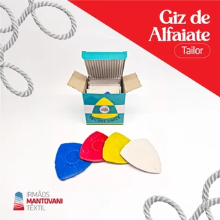 Giz de Alfaiate Tailor – 10un Sortido | Marcação de Tecido para Costura e Moldes em Oferta na Shopee