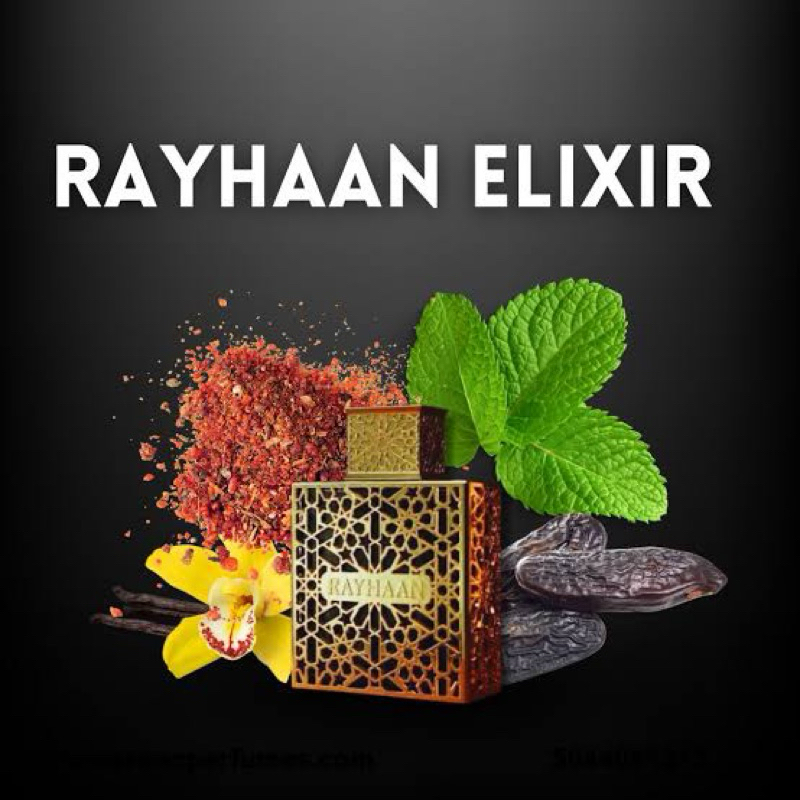 Perfume Rayhaan Elixir Eau de Parfum Unissex 100ML | Shopee Brasil