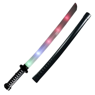 Brinquedo Ninja Katana com som, luz e bateria.