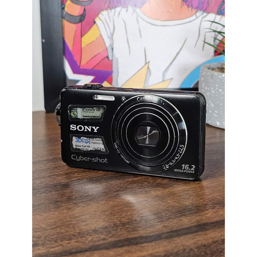 Câmera Digital Sony Cyber-shot DSC-WX50 16.2MP Zoom 10x Completa +