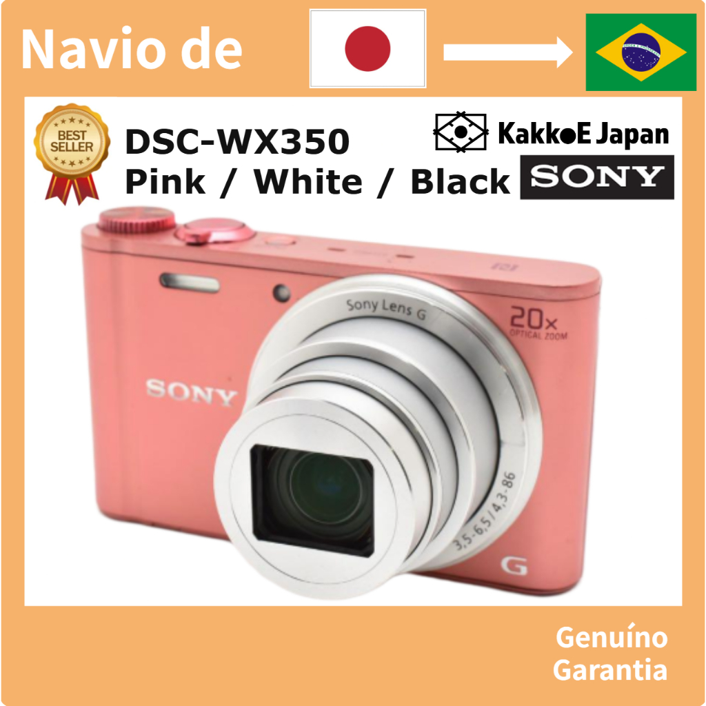 Câmera Digital SONY Cyber-shot DSC-WX350 – CMOS De 18.2 Mp/Zoom