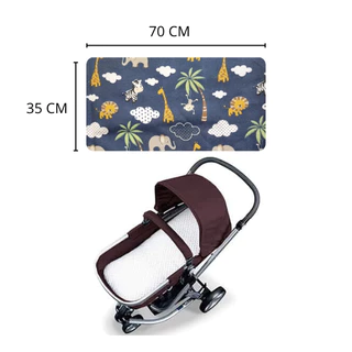 COLCHONETE PARA CARRINHO DE BEBÊ TAMANHO PADRÃO E PARA CARRINHO MOISÉS TECIDO 100% ALGODÃO E ESPUMA em Oferta na Shopee