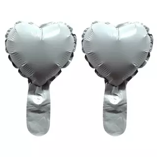 Balão Metalizado Coração Branco na Black Friday 2025 | BuscaProdutos