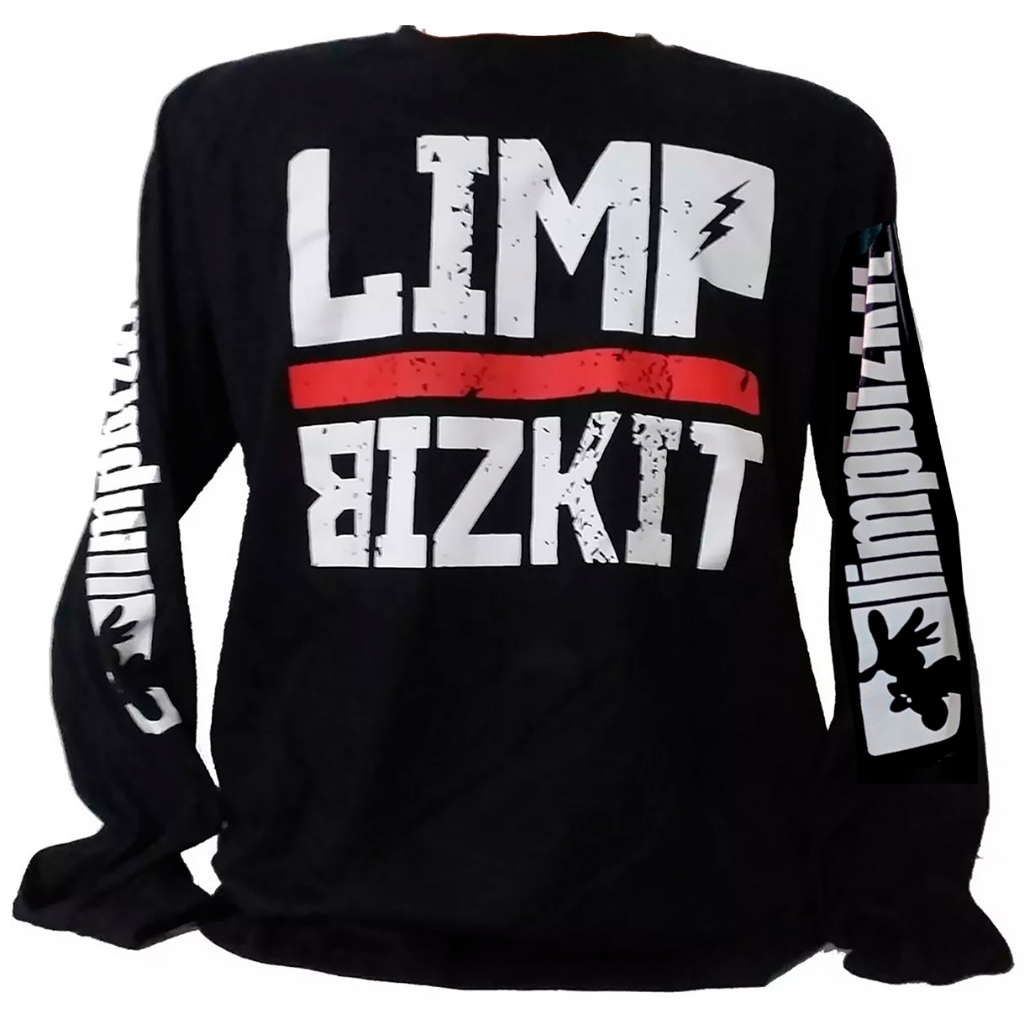 Camiseta Limp Bizkit 003 Manga Longa Numetal new metal | Shopee Brasil