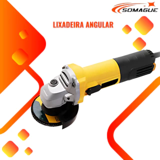 Esmerilhadeira Lixadeira Angular 115" 110v ou 220v compacta