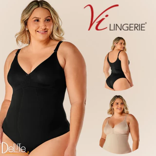 Body Modelador E Redutor Plus Size De Compressão Com Tamanhos Grandes Vi Lingerie em Oferta na Shopee